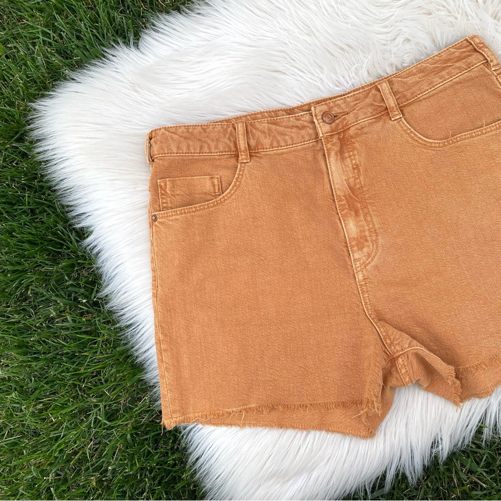 Pilcro Anthropologie cutoff denim festival shorts 31